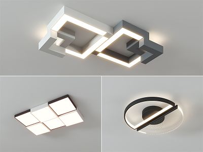 modern ceiling lamp 3d model