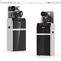 BRAND Black Silver Standing Water Dispensers With Hot Cold Function For Home Daily Appliances