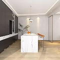 Modern Tea Room Interior Design With Lattice Screens Tea Set And Potted Plant