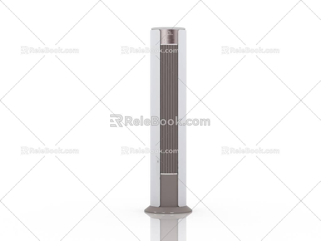 modern column air conditioner 3d model