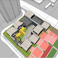 Modern Kindergarten Architecture Shanghai Nanqiao Kindergarten 3d model