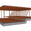 Raft variable thickness junction 3d model
