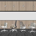 Ergonomic Modern Office Chairs With Swivel Design And Adjustable Features In Interior Space