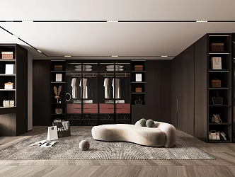 Modern Cloakroom 3d model