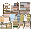 Multifunctional Decorative Shelving Units With Colorful Designs Various Shapes And Storage Solutions