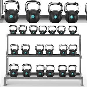 Dumbbell fitness equipment 3d model