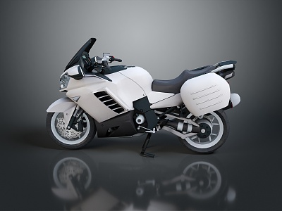 Motorcycle Two-wheeled Motorcycle Cross-country Motorcycle Road Race Motorcycle Motor Vehicle Transport 3d model