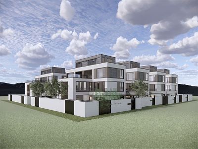 Modern Townhouse 3d model