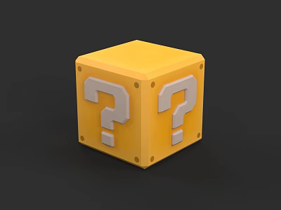 Super Mario Odyssey Mystery Blocks 3d model