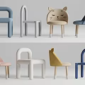 Modern Leisure Chairs With Cute Cat Design Various Colors And Minimalist Style