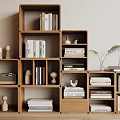 Modern Bookshelf 3d model