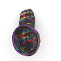 Colorful Stacked Socks With Multicolor Abstract Patterns And Fashionable Look