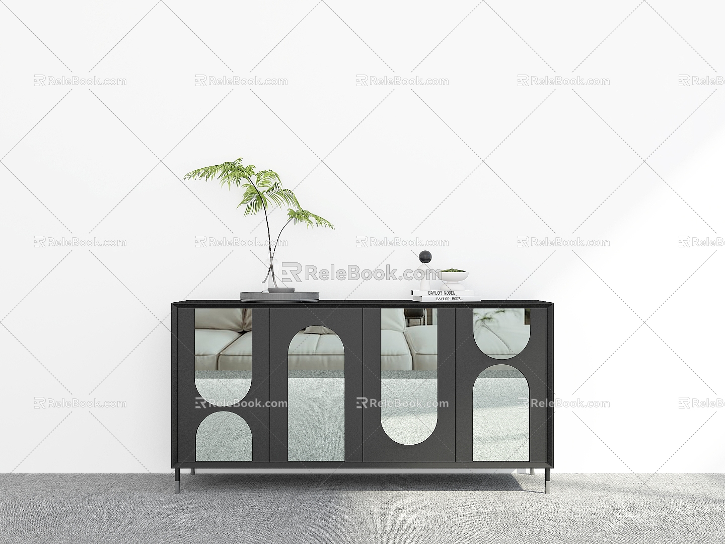 Modern Side Cabinet Side Cabinet Decoration Sideboard Storage Cabinet Decorative Cabinet Side Cabinet 3d model