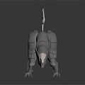 Modern Robot Machine Wolf Mechanical Wolf Mech Wolf 3d model