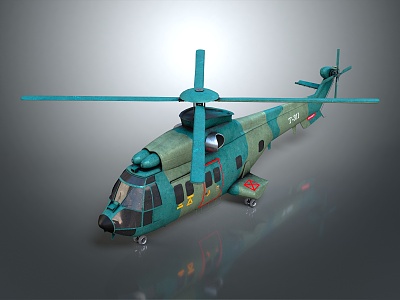 modern helicopter gunship helicopter gunship combat helicopter military helicopter military helicopter 3d model