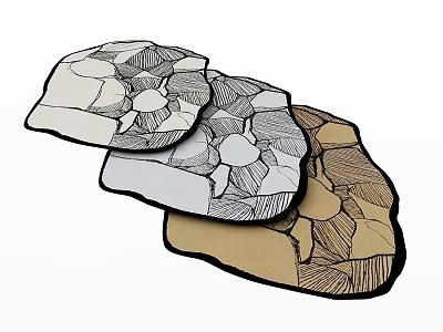 irregular carpet 3d model