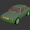 Silver Classic Sedan With Sleek Body Design Black Alloy Wheels And Grey Background Reflection