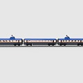 Lego toy building blocks high-speed train high-speed train 3d model