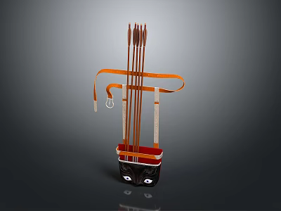Crossbow Mechanical Crossbow Shift Bow and Arrow Shoot Far Equipment Weapons High-tech Crossbow 3d model