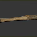 Natural Aged Wooden Stick With Rustic Texture And Handcrafted Design