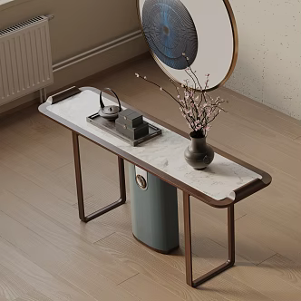 Modern Entrance Cabinet 3d model