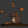 Squirrel Cartoon Squirrel Animation Squirrel Animation Squirrel Cartoon Characters Cartoon Animals Cartoon Small Animals 3d model