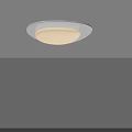 Modern Round White LED Ceiling Light With Minimalist Design And Soft Illumination 3d model