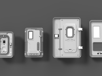 Space machinery technology door model