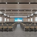 Modern lecture hall 3d model