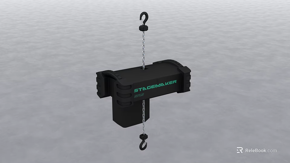 Commercial Stackmaker Lifting Equipment With Heavy Duty Chain And Hooks 3d model 