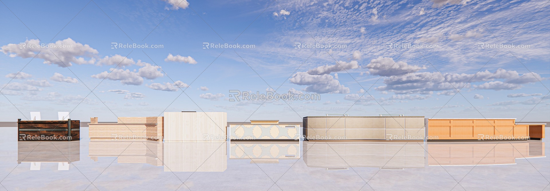 Front Desk 3d model