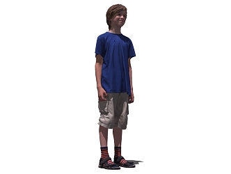 The Modern Boy 3d model