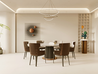 Modern Restaurant 3d model