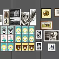 Various Style Wall Art Prints Including Black And White And Colorful Decor Pieces