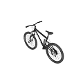 Black Mountain Bike Featuring Front Suspension Fork Maxxis Tires and Sturdy Frame