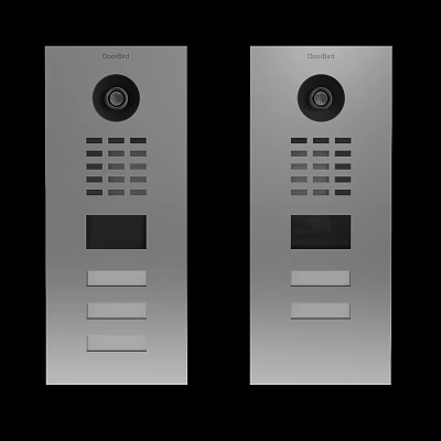 Dual Projection Monitoring Devices With Camera Numeric Keypad And Control Panel Design 3d model