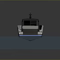 Modern White Luxury Yacht With Stylish Deck Design And Smooth Exterior Lines