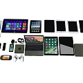 Modern mobile phone digital computer game machine 3d model
