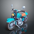 Motorcycle Two-wheeled Motorcycle Cross-country Motorcycle Road Race Motorcycle Motor Vehicle Transport 3d model