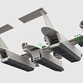 Lego toy blocks transport aircraft aircraft 3d model