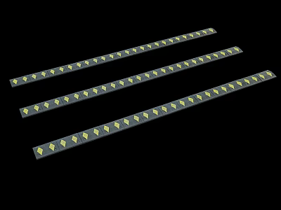 Road Facilities LED Strip Lights For Roadway Illumination And Traffic Safety 3d model
