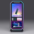 Modern Fashion Vending Machine With LED Lights And Product Display Screen