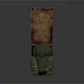 Vintage Green 6 Wheel Cargo Truck With Rusty Body