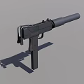 submachine gun 3d model