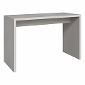 Modern Simple Gray Desk With Smooth Tabletop And Stable Structure 3d model