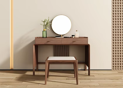 New Chinese Dressing Table Dressing Table Dressing Table Dressing Table Wardrobe Dressing Table Makeup Stool 3d model