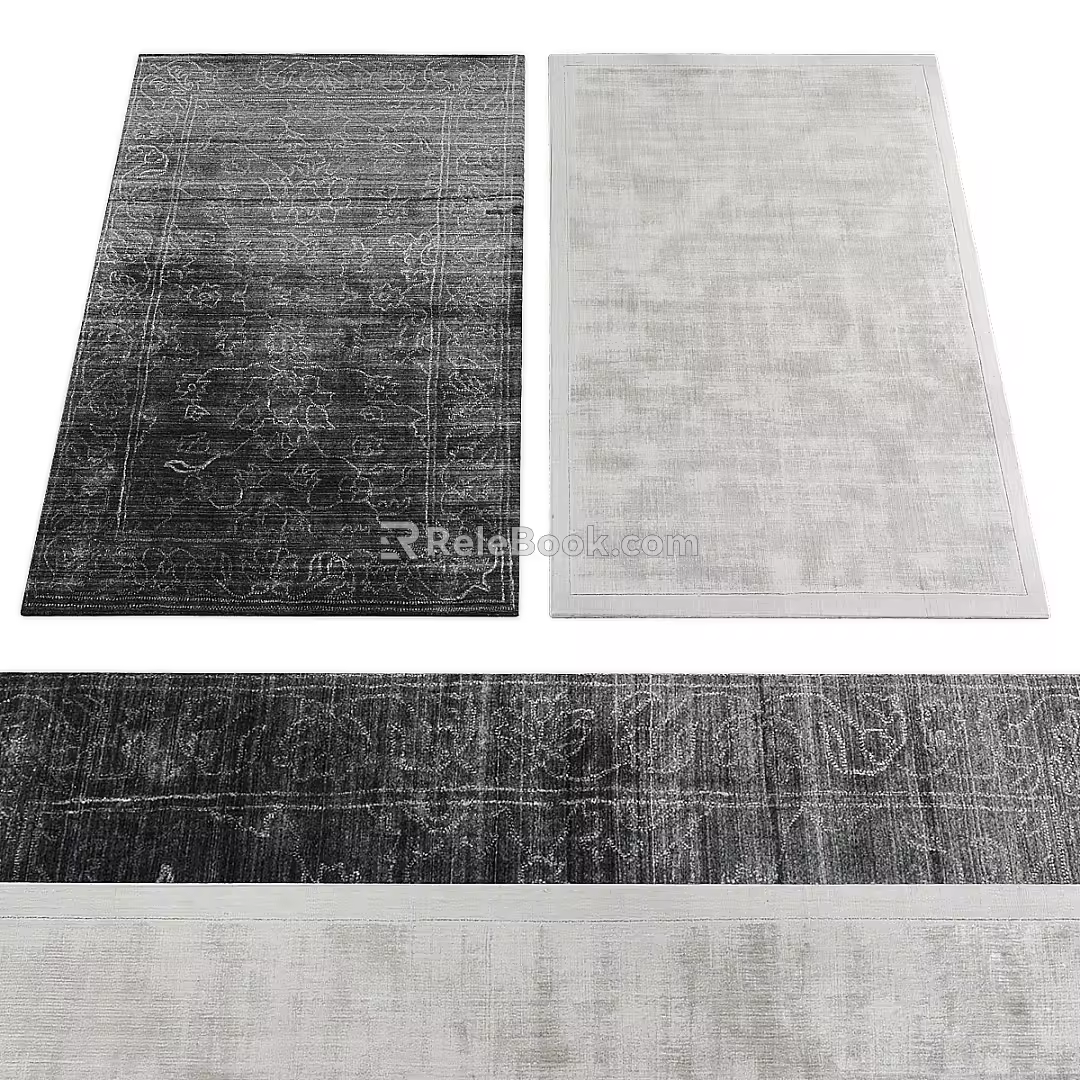 Square carpet 3d model