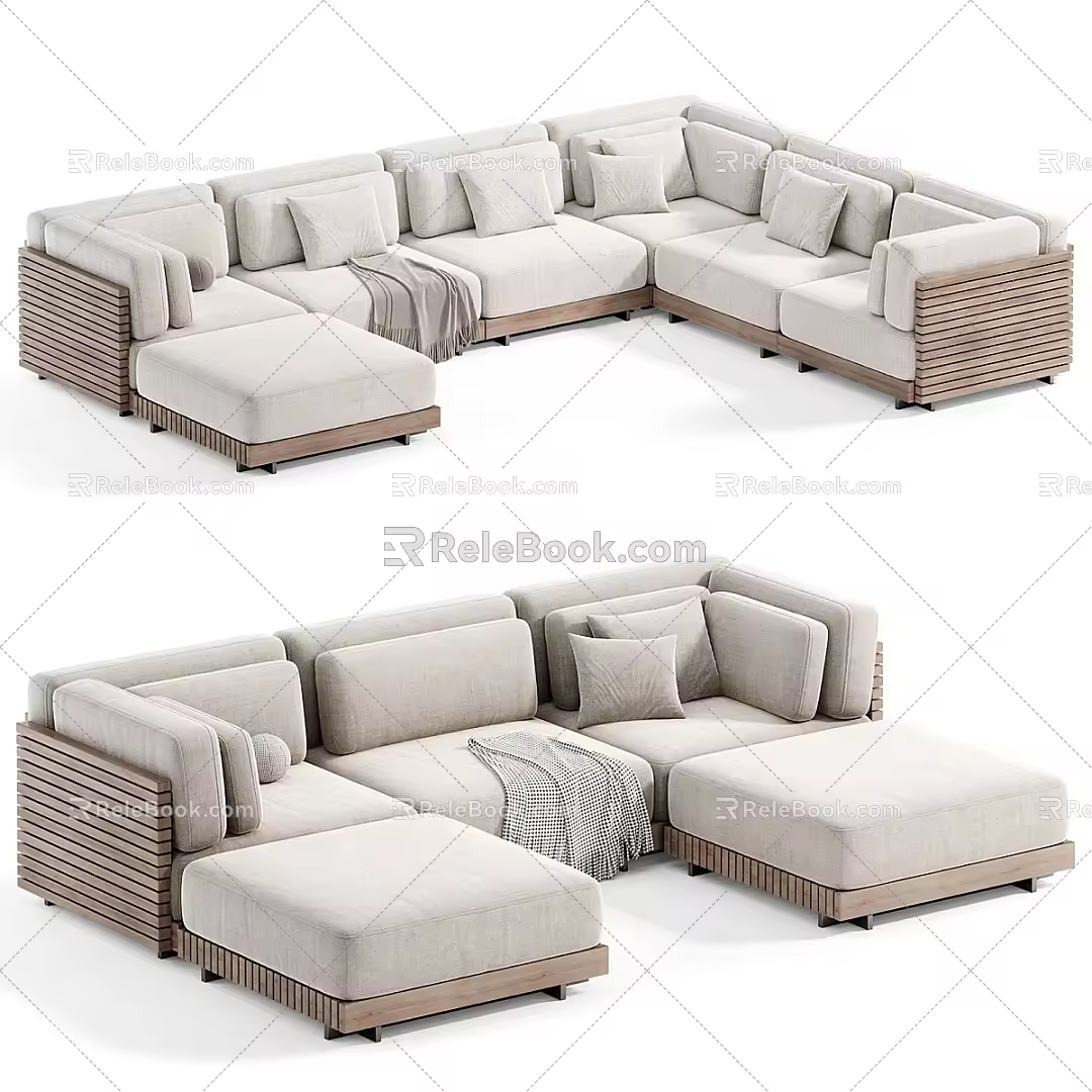 Multiplayer Sofa 3d model