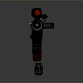 High Quality Tactical Black Rifle With Scope Magazine And Modern Design