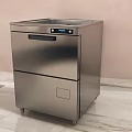 Sleek Stainless Steel Dishwasher With Digital Control Panel In Modern Kitchen